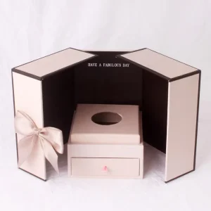 Custom Design Luxury Creative Double Magnetic Paper Gift Box Packaging for Perfume Jewelry Wedding