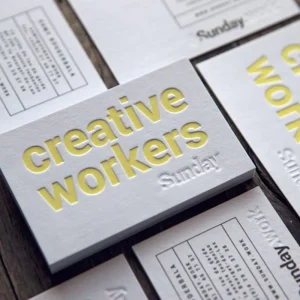 Custom Design Paper Business Card Business Thank You Card Printing for Small Business Free Sample High Quality CMYK Printing