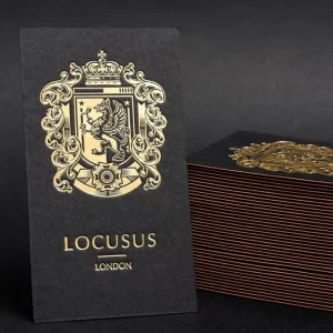 Custom Design Paper Business Card with Printing Hot Stamping Embossed logo