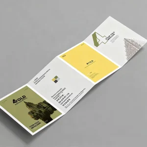 Custom Design Paper Laminated Offset Printing Brochures Company Specification Instruction Book Leaflet Presentation Folder