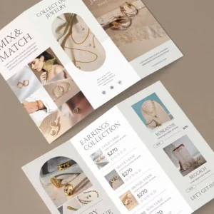 Custom Design Paper Laminated Offset Printing Brochures Company Specification Instruction Book Leaflet Presentation Folder