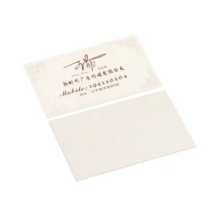 Custom Design Paper Printing Business Personal and Company Black Business Card