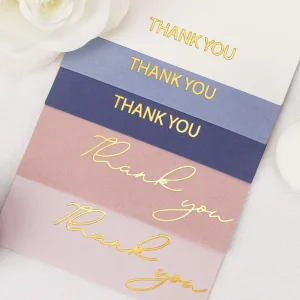 Custom Design Personalized Thank You Card for Businesses Greeting Card With Logo Printing