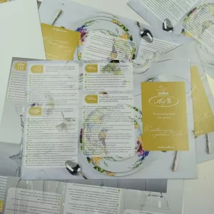 Custom Design Printing Service Flyer Booklet Card Printing Cosmetic Brochure Paper Printing Product Catalog Instruction