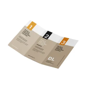 Custom Design Printing Service for Flyers Booklets Brochures Trifold Leaflets-Coated & Art Paper Offset Printing Film Lamination