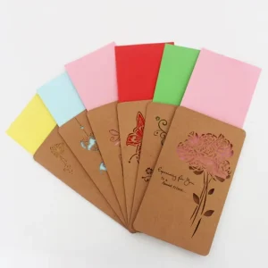 Custom Design Valentines Greeting Cards Printing Service Birthday Hallow Cards for Small Business