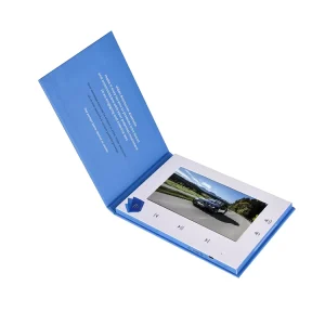 Custom Design Video Greeting Card Video Business Card With Lcd Screen Digital Video Brochure