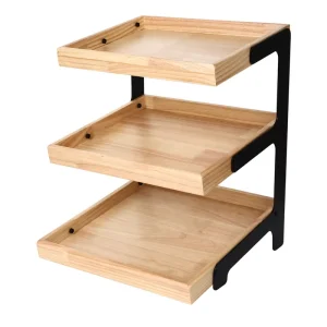 Custom Design Wood Supermarket Sale Pop Tray Display Stand Shelf Store Display Rack