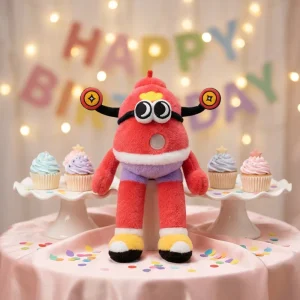 Custom Design to Sample Soft Eco-friendly PP Cotton Filled Cartoon Character Stuffed Doll OEM ODM Plush Toy Gourd for Kids