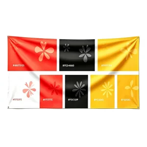 Custom Designed Advertising Fabric Display Textile for Corporate Event
