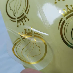 Custom Designed Vinyl Waterproof Adhesive Stickers for Packaging Printing Logo Labels for Perfume Skin Care Shampoo Products