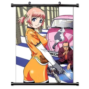 Custom Designs Full Color Fabric Cartoon Photo Printing Wall Hanging Poster Anime Scroll Custom Shape for Living Room Decoration