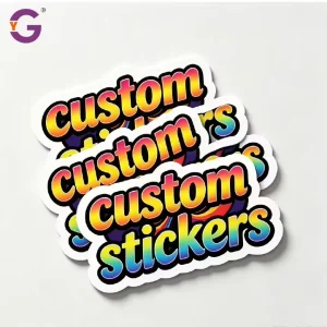 Custom Die Cut PVC Vinyl Sticker Waterproof UV Resistant Logo Decal Laptop Water Bottle Scrapbook Cartoon Personalized Stickers