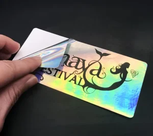 Custom Die Cut Screen Printing Holographic Decorative Stickers Promotional Product