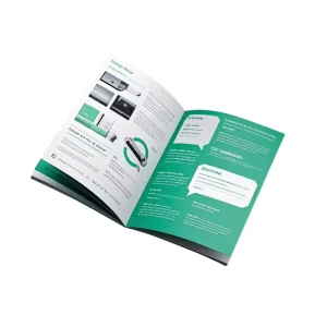 Custom Die-Cutting Full-Color Offset Printing Brochure Instruction Manual Company Book with Custom Logo