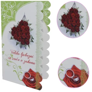 Custom Different Type Handmade Decoration Printing Greeting Card and Envelope Set