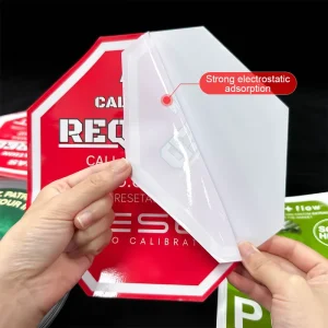 Custom Digital-Printed Waterproof UV-Resistant Vinyl Adhesive Window Stickers for Stores and Offices