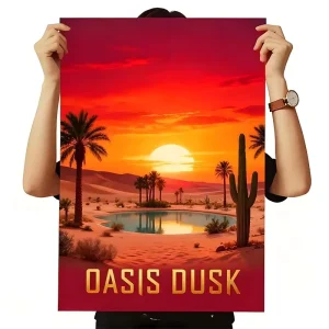 Custom Digital Printing Canvas Affiche Murale A0 A1 A2 A3 A4 High definition RGB Wall Posters Print Service Art Living Room