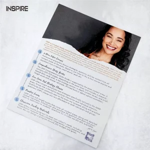 Custom Digital Printing Service A2 A3 A4 A5 A6 Cardboard Brochure Custom Printed Promotion Catalogue Flyers Film
