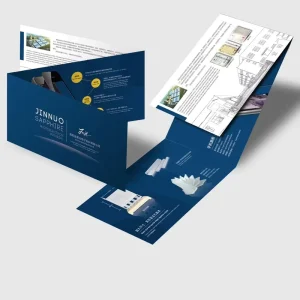 Custom Digital Printing Service Commercial Advertising Flyer Color Print Brochure for Business
