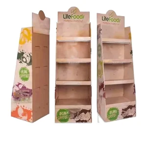 Custom Display Stand Modern Design for Retail Store Advertising Durable Material for Product Showcase and Exhibition