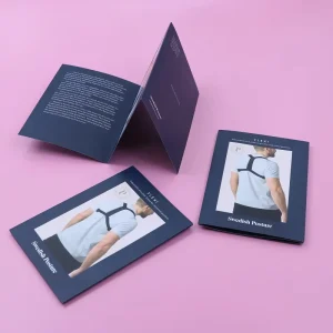 Custom Double Side Printing Promotion Design Color Paper Brochure Folding Leaflet Flyer Catalogue Booklet Magazine