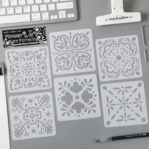 Custom Drawing Template Reusable Stencil Plastic Wall Painting Decorating Stencil