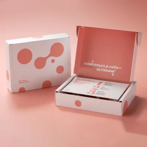 Custom Eco Friendly Logo Printed Durable Corrugated Shipping Mailers Packaging for Skincare Perfumes