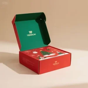 Custom Eco Friendly Matt Lamination Packaging Box Design Retail Display Boxes Sponge Packaging Christmas Gift Boxes
