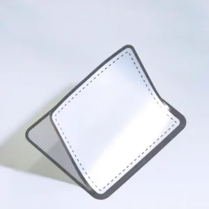 Custom Eco-Friendly PVC Satin Ribbon Adhesive Labels with Soft Texture for Wedding Invitations Gift Wrapping Decorative Stickers