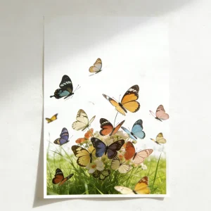 Custom Eco-Friendly Polyester Letterpress Printed Indoor Glossy Matte Surface Decoration Movie Anime Cartoon Poster
