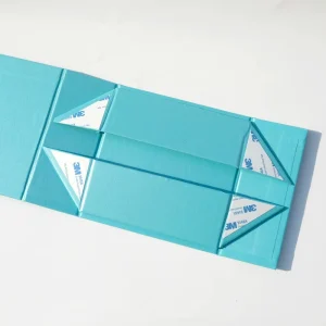 Custom Eco-Friendly Rectangular Foldable Flip Top Magnetic Closure Rigid Paper Box for Gift Packaging
