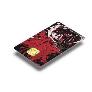 Custom Eco friendly Credit Card Skin Waterproof Scratch Resistant Removable Card Sticker Digital Printing UV Coated Label
