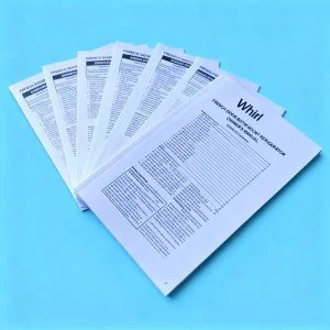 Custom Eco-friendly Paper User Brochure Product Manual with Perfect Binding and Printing