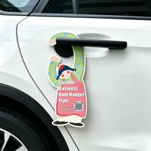 Custom Eco-friendly Paperboard Door Hanger Business Paper Flyers for Advertising