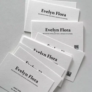 Custom Embossed Business Card High Quality Luxury Thank You Paper Printing Card Business Cards with Your Own logo