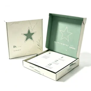 Custom Embossed Corrugated Gift Box Eco Friendly Kraft Paper Packaging For Gifts & Crafts