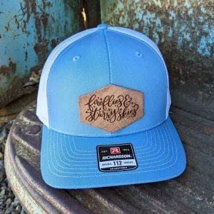Custom Embroidery Leather Patch logo Trucker Hat Cap Richardson 112 Hat Plain Foam Caps Mesh Cap Baseball Hats