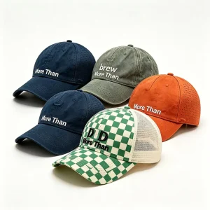 Custom Embroidery Logo Baseball Hat, Quick-Dry Perforated Cap for Golf, Tennis, and Outdoor Sports