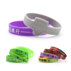 Custom Event Wristbands Personalized Soft Eco friendly Rubber Bracelet Customized Silicone Wrist Band