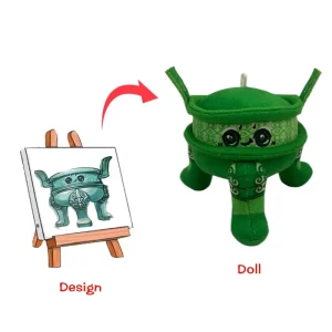 Custom Exclusive Plush Bronze Ware Soft Designed Custom Cartoon Characters Custom Plush Mascot Doll Soft Cute Desired Items