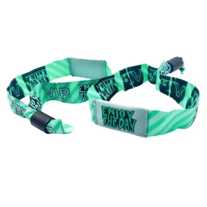 Custom Fabric Woven RFID NFC Chip Wristband 13.56Mhz Ultralight Wristbands for Every Occassion