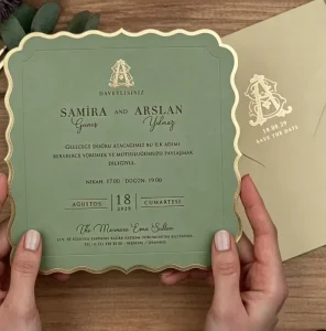 Custom Fancy Paper Greeting Card Wedding Invitation Cards Envelopes Digital Printing Film Lamination Coated Hot Stamping Custom