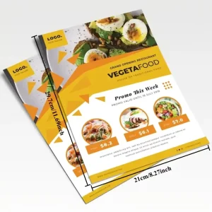 Custom Fancy Paper Posters and Flyers Design and Printable for Improving Your Store Branding Business