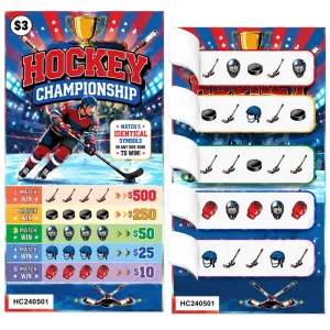 Custom Five Windows Original Color Variable Data Double Sided Break Open Lottery Tickets Game Card Pull Tabs Ticket