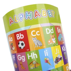 Custom Flat Sheet Waterproof Educational Preschool Posters for Toddler and Kid Learning Nursery Home School Classroom