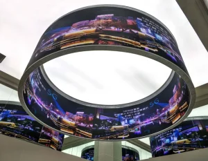 Custom Flexible LED Display Screen Bendable Panel For Indoor Outdoor Advertising For Shopping Malls Retail Stores Wayfinding