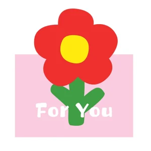 Custom Flower Cute Eco Friendly Recyclable Gift Paper Thank You Cards for Valentine’s Day Easter Mother’s Day Birthday Christmas