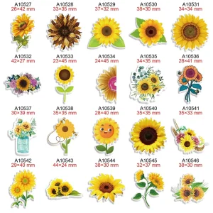 Custom Flower Flatback Planar Resin DIY Hairbows Accessory Craft Supplies Materials 50pcs lot