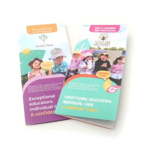 Custom Flyer Printing Brochure A3 A4 3 Fold 4 Fold for Business Card Design
